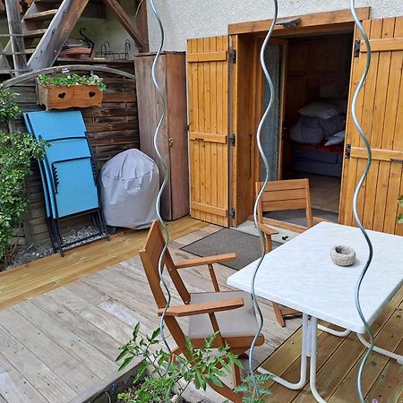 A4 Km De Megeve Tres Joli Studio Avec Jacuzzi ,Vue Sur Les Montagnes Au Calme Praz-sur-Arly Kamer foto